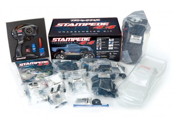 Stampede 4X4 Unassembled Kit (inclutdin Radio and Electronics)