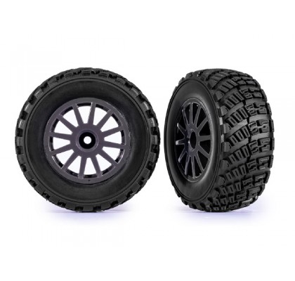 Ralli Lastikleri Yapıştırlmış Gri Jantlı (1- Çift)
