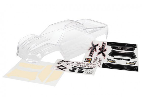 Body, X-Maxx® (clear, trimmed, requires painting)