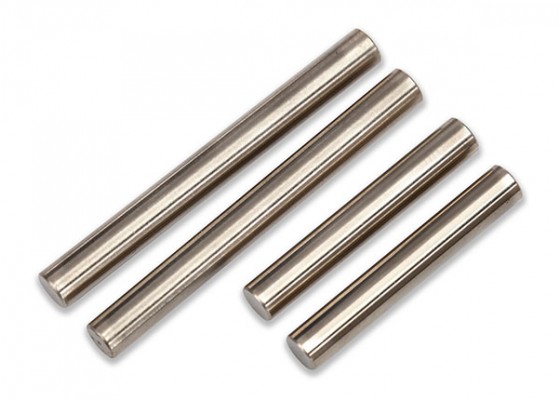 Suspension pin set, shock mount (front or rear, hardened steel),