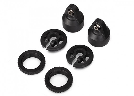 Shock Caps, GTX shocks/ Spring Perch/ Adjusters/ 2.5x14mm CS (2) (for 2 shocks)