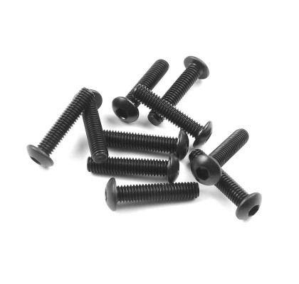 Heksagon Düğme Başlı 3x14 Vida (10 Adet)