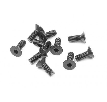 Heksagon Düz Başlı Vida M 3x8 (10 Adet)
