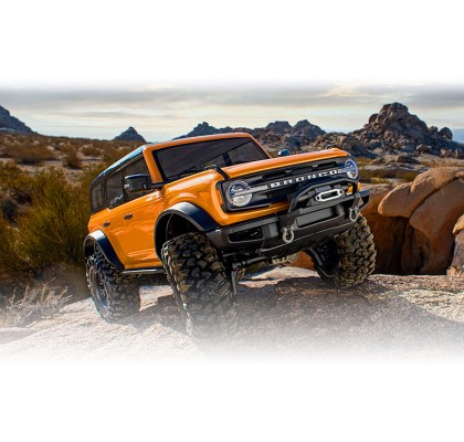 TRX-4 2021 Ford Bronco Kaya Tırmanış Aracı 1/10 2.4GHz-Turuncu