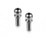 HUDY Titanium Ball Stud D=4.9 / L=8 / S=3.5 / 2mm Hex (2)