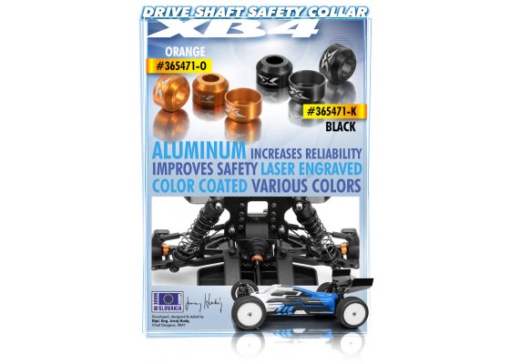 Alu Drive Shaft Safety Collar - Black (3)