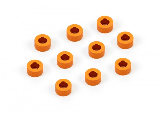 Alu Shim 3x6x3.0mm - Orange (10)