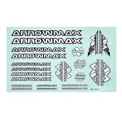 Arrowmax Decal Seti (14 x 21mm) Gümüş