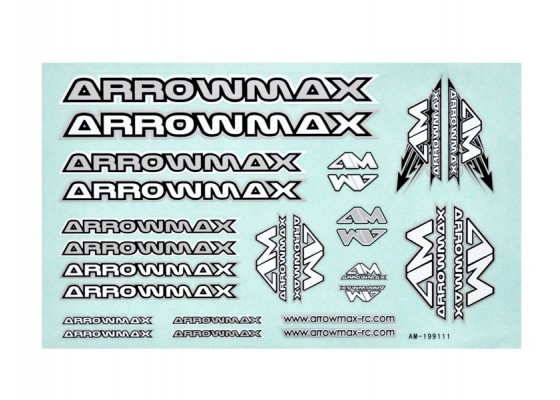 Arrowmax Decal (14 x 21mm) Silver