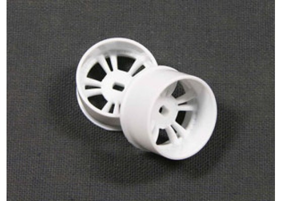 White T.S. Type Wheel (W) For Mini-Z AWD (3 offset)
