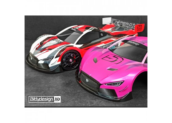 Ult Bitty Design BITTY DESIGN HYPER-GT8 1/8 GT body 325mm WB • Team NCRC