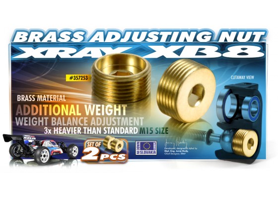 Brass Adjusting Nut M15x1 (2)