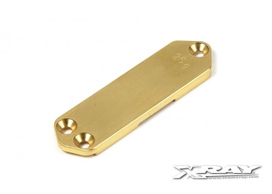 Brass Chassis Weight Front 25g