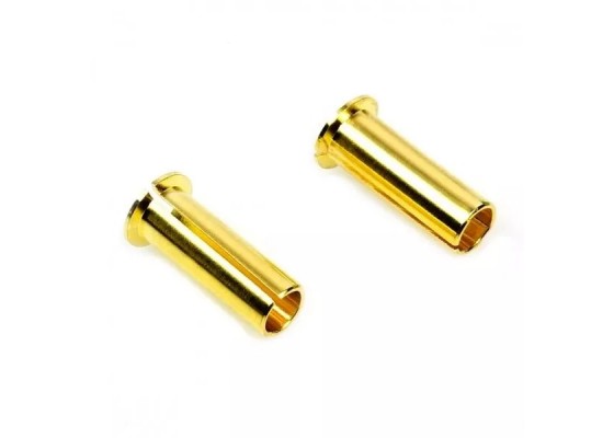 4.0/5.0mm Adaptor Plug Gold Plated (2 Pcs)