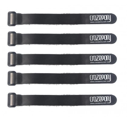 LiPo Battery Straps Loop Anti-Slip Tie Down 220*20mm FPV Racing Quad Drones (5 pcs)