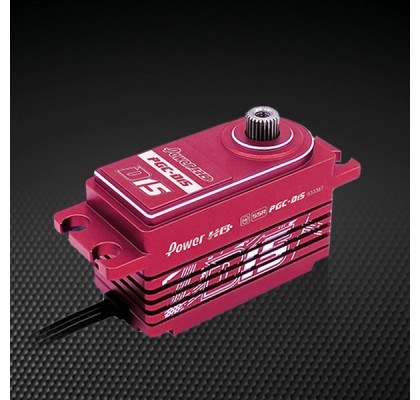 Low Profile Drift D15 Programmable Coreless Servo (Red)