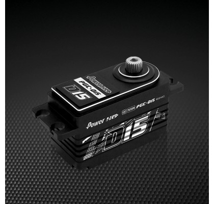 Low Profile Drift D15 Programmable Coreless Servo (Black)