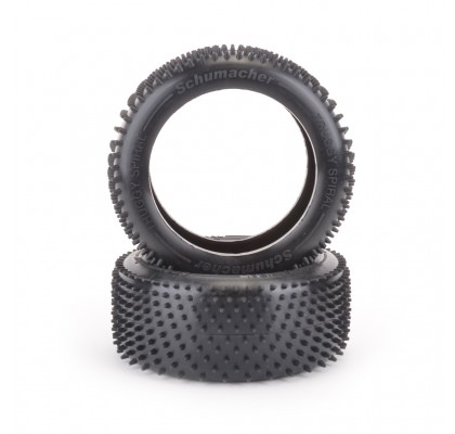 Truggy Spiral Tyre - Yellow - (2 )