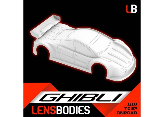 1/10 Ghibli Onroad 190mm Body LW (0.7mm)