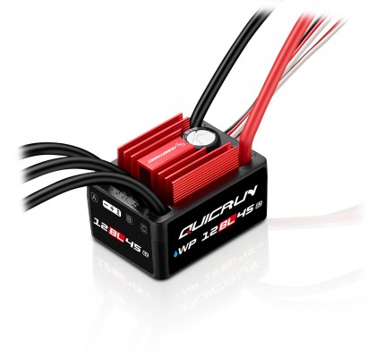 1/12 QuicRun WP12BL45 G2 Fırçasız ESC 45A 1:12 için 2-3s Lipo