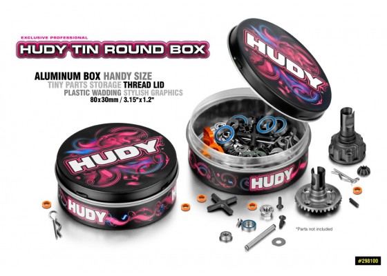 Tin Round Box 80x30mm
