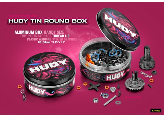 Tin Round Box 80x30mm