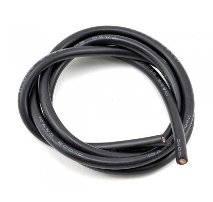 10 Awg Flex Silicon Wire (Black)