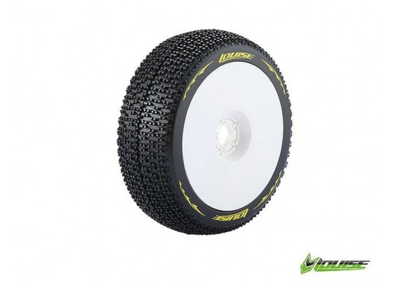 B-Maglev Soft White Wheels 1/8 Buggy Tire (1 Pair)