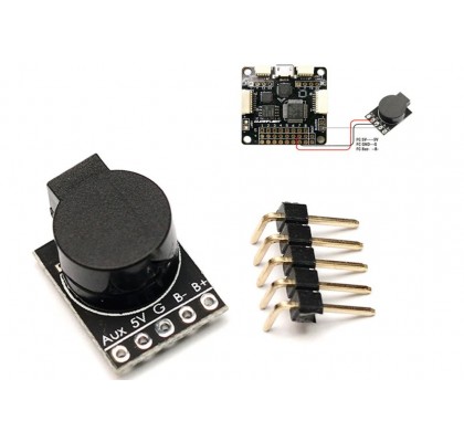 90dB Lost Model Beeper Flight Controller 5V Loud Buzzer Built-in MCU for FPV RC Quadcopter