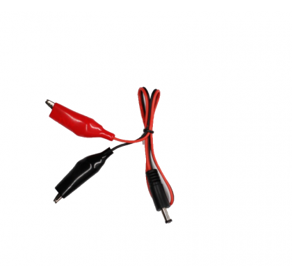 DC 2.5 plug =>Clip 18AWG PVC Charge Wire
