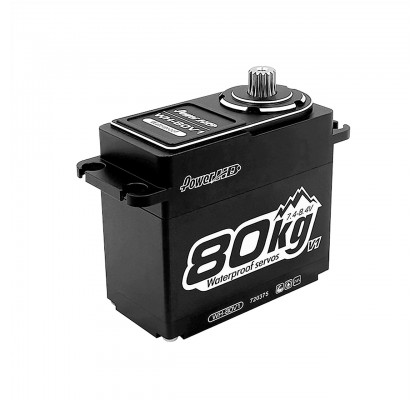 1/5 Su Geçirmez HV Stahl Dijital Servo 80.0KG/0.16sn@8.4V