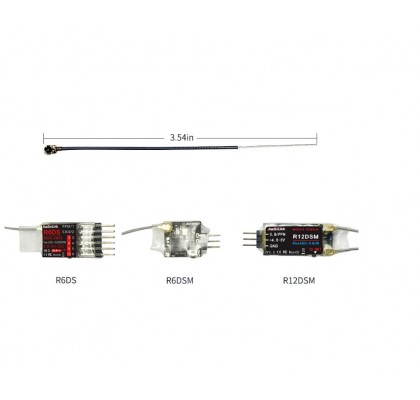 R6DS/ R6DSM/R12DSM IPEX Bağlantı Alıcı Anten Kablosu (9cm)