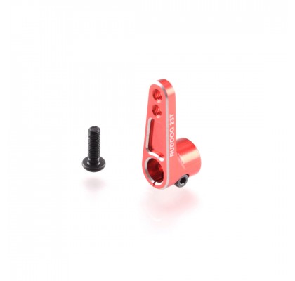 Kırmızı Ofsetli Alüminyum 23T Servo Kolu (Sanwa-Ko Propo)