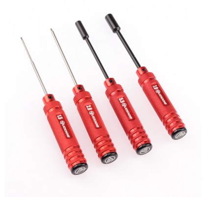 Metric Hex and Nut Driver Wrench Set (1.5 | 2.0 | 5.5 | 7.0mm)
