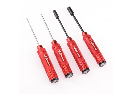 Metric Hex and Nut Driver Wrench Set (1.5 | 2.0 | 5.5 | 7.0mm)