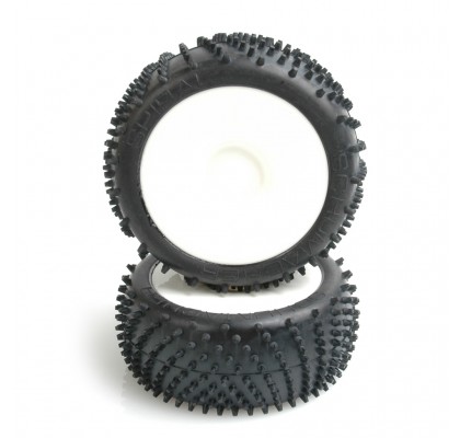 Spiral 1/8 Yapıştırılmış Buggy Lastik Sarı Hamur (1 Çift)