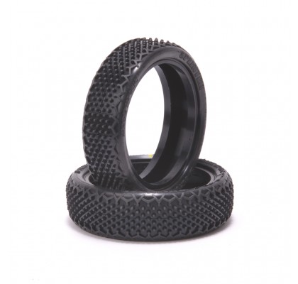 1/10 Splinter 2WD Front Tyres - Yellow (2)