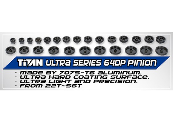 64p Aluminum Pinion /Ultra Series