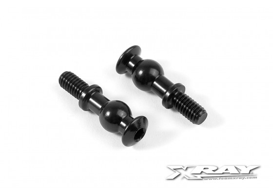 Ball Stud 6.8mm With Backstop L=6mm - M3x11 (2)