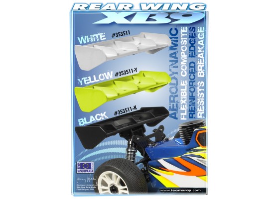 Composite Rear Wing - White