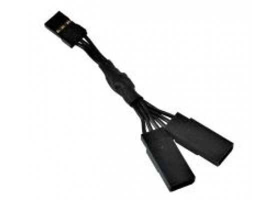 Kısa Y Kablo 50mm Siyah