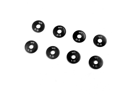 Alüminyım Jant Ofset Şimleri (0.5mm / 1mm)-Siyah