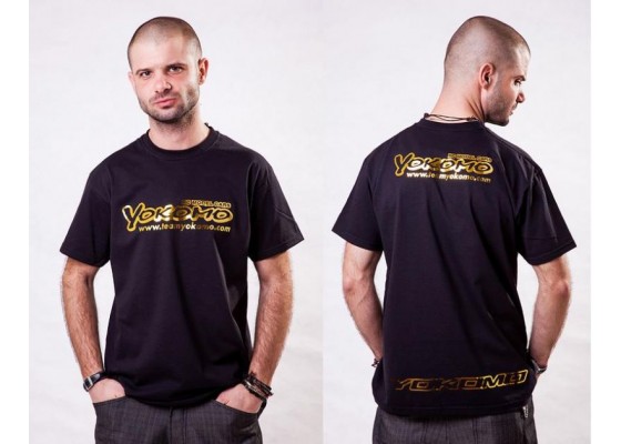 Yokomo Team T-shirt (X Large) (Black)