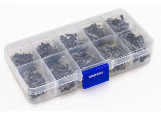 Mini kutu ile 10.9 Kalite Karbon Çelik Vida Karışık Set (300 adet)