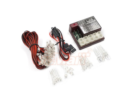 2 Channel Programmable LED Lighting System For 1/10 RC Car